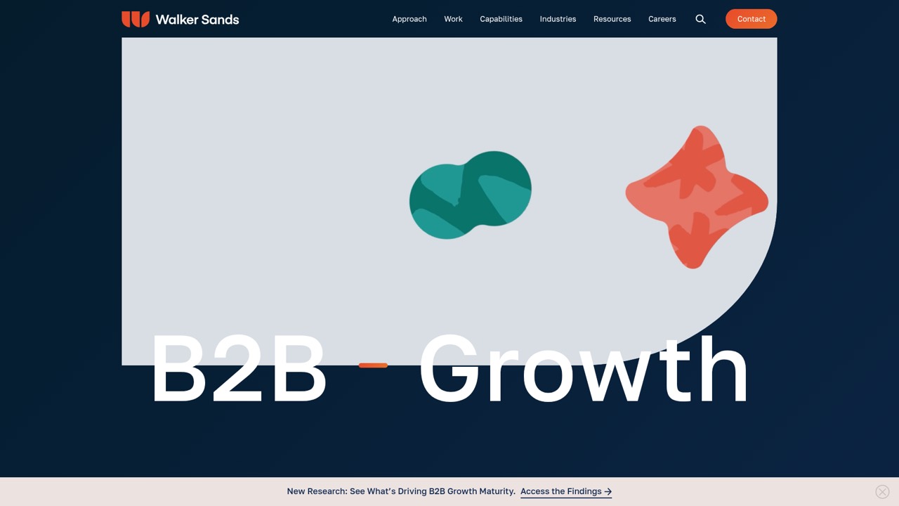 Walker Sands homepage