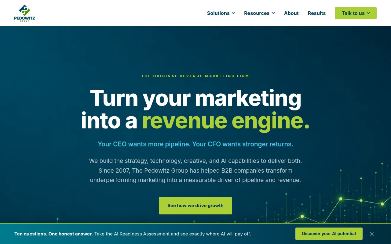 The Pedowitz Group homepage
