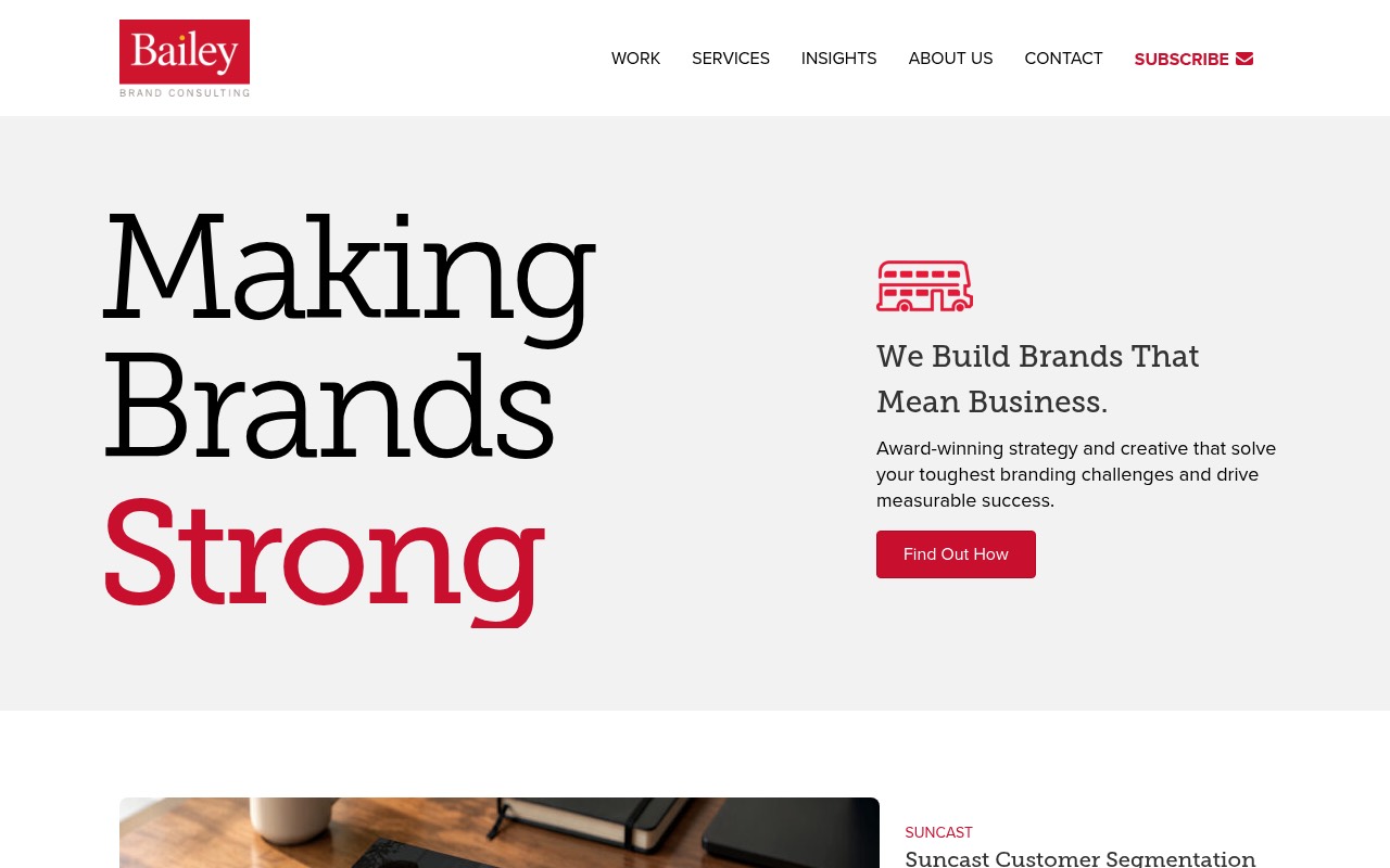 Bailey Brand Consulting homepage