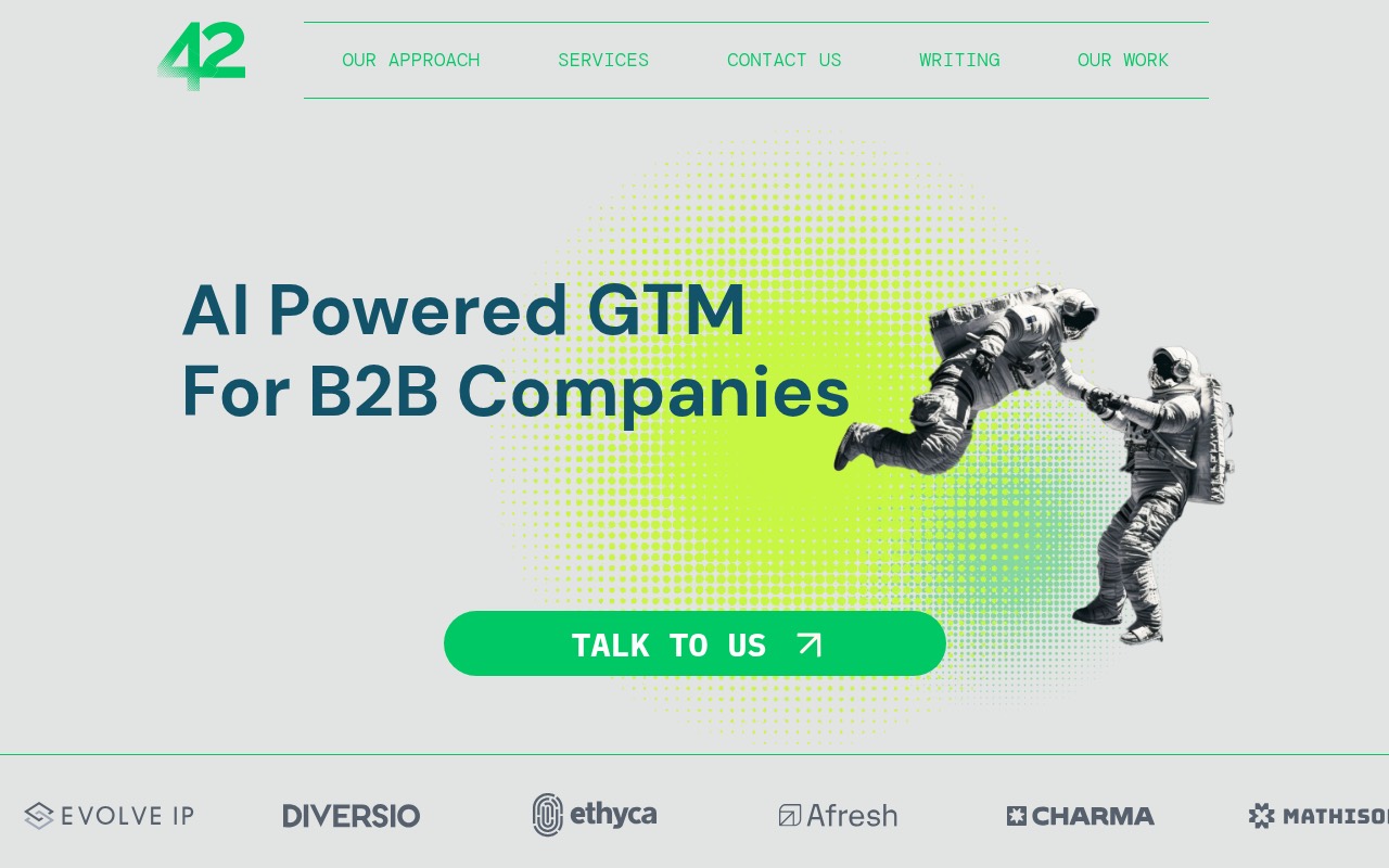 42 Agency homepage