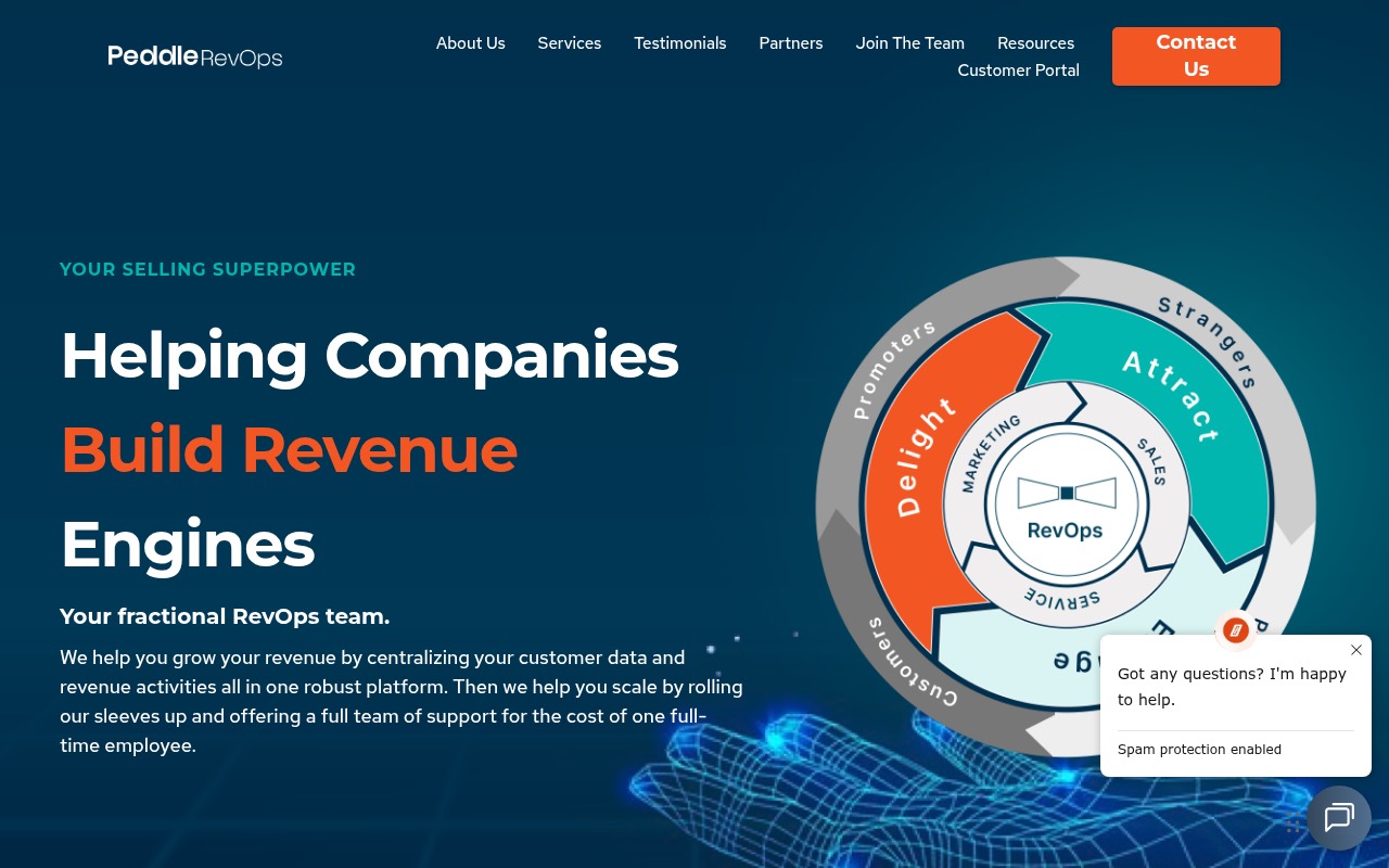 Peddle homepage