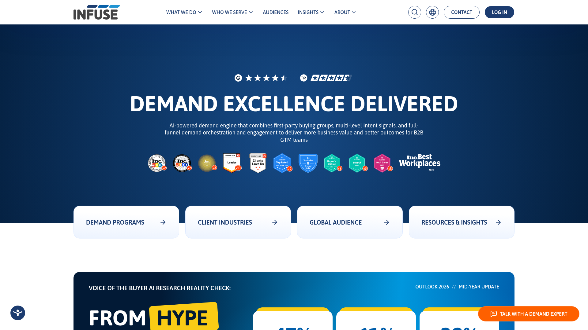 INFUSE homepage