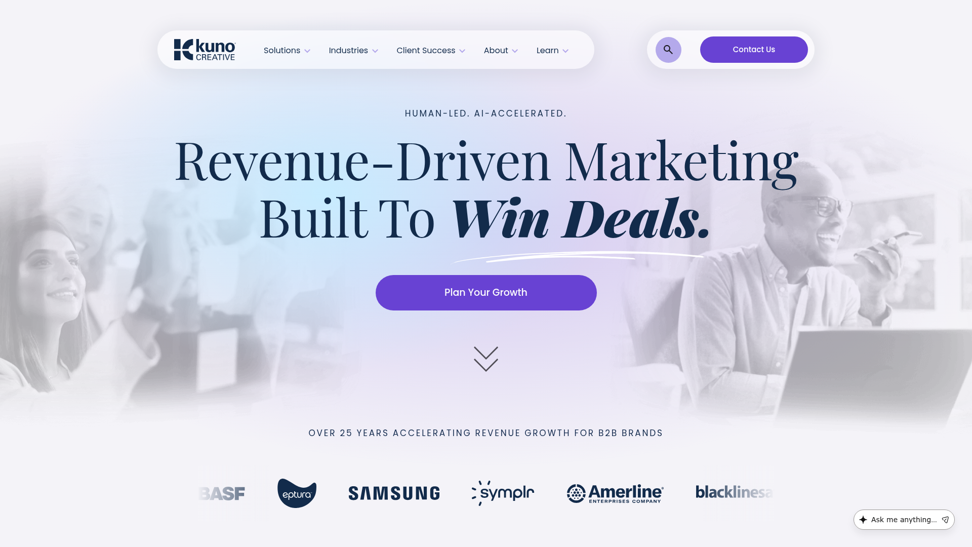 Kuno Creative homepage