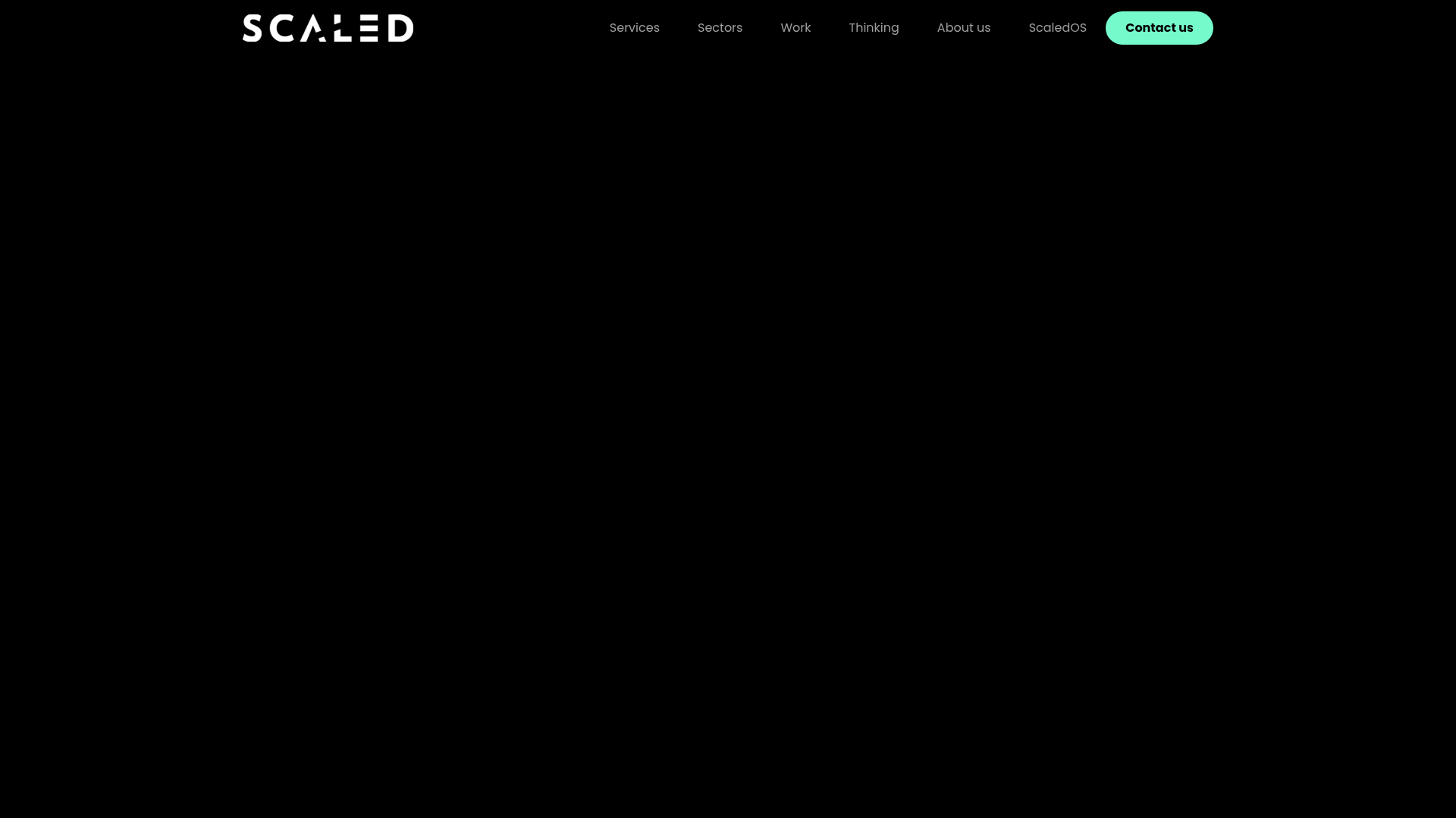 Scaled homepage