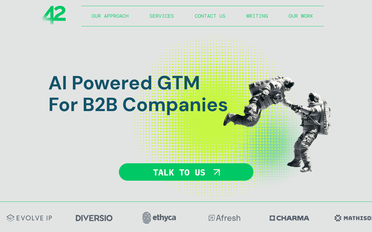 42 Agency homepage