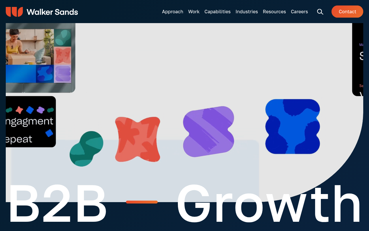 Walker Sands homepage