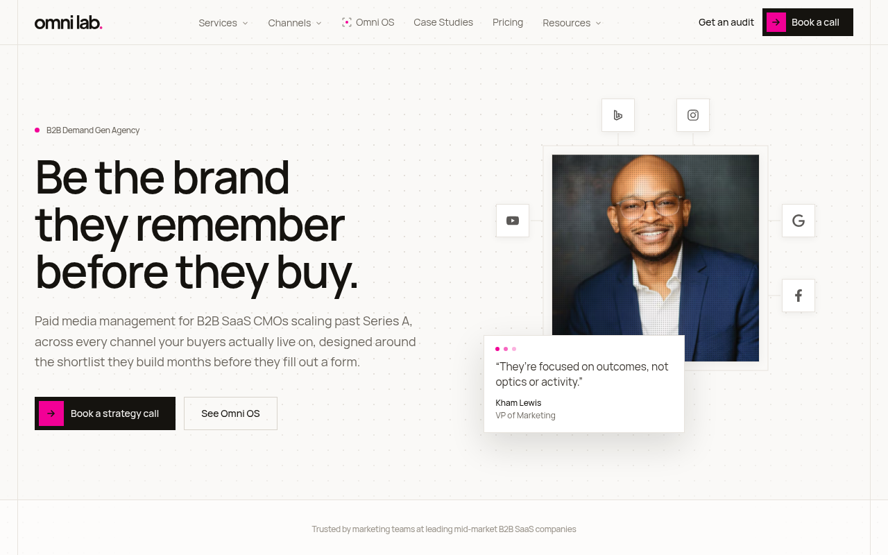 Omni Lab homepage