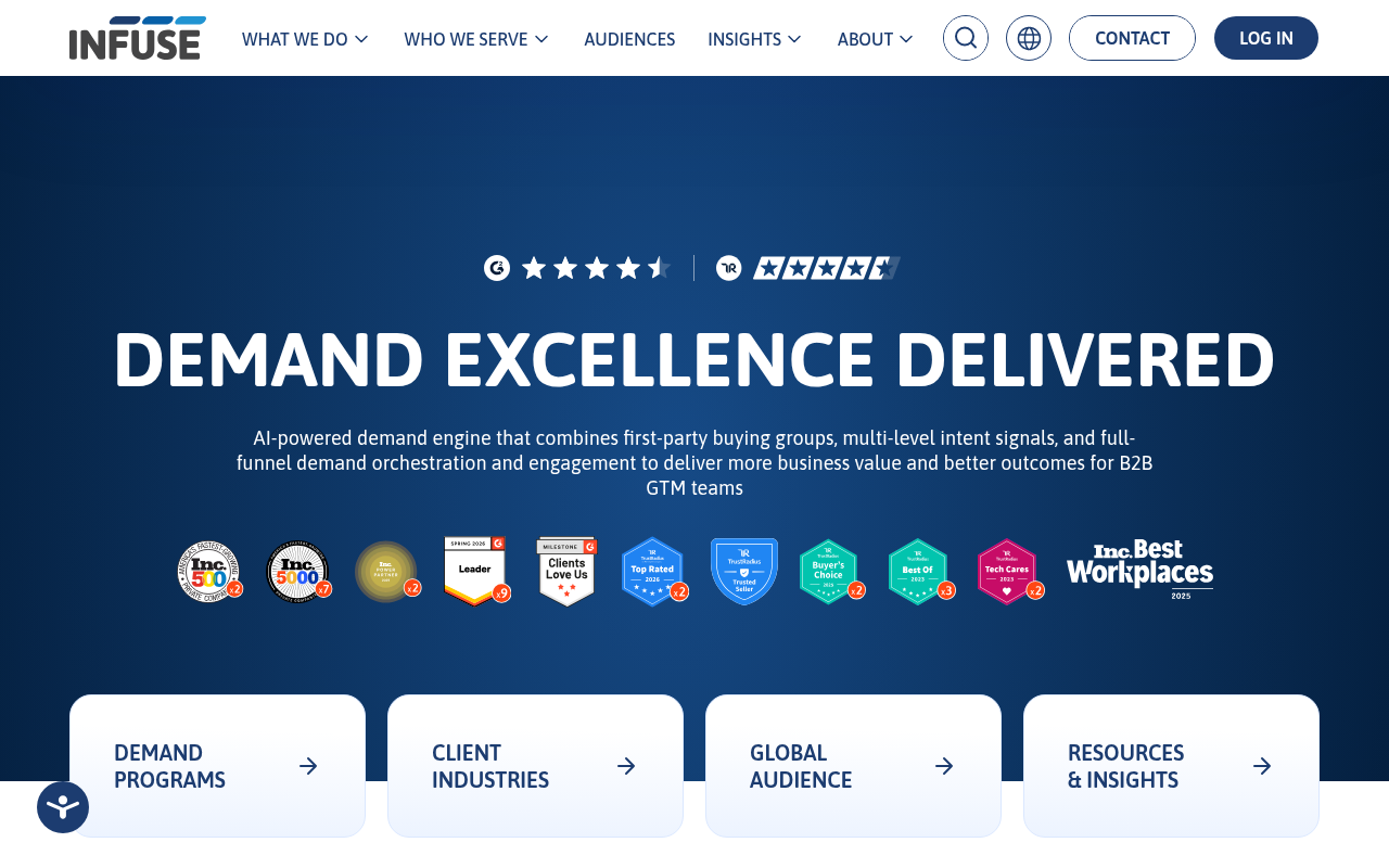 INFUSE homepage