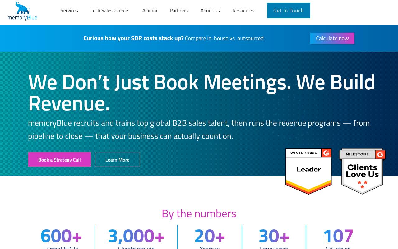 memoryBlue homepage