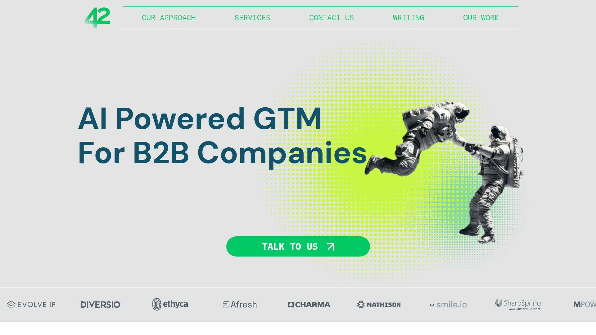 42 Agency homepage