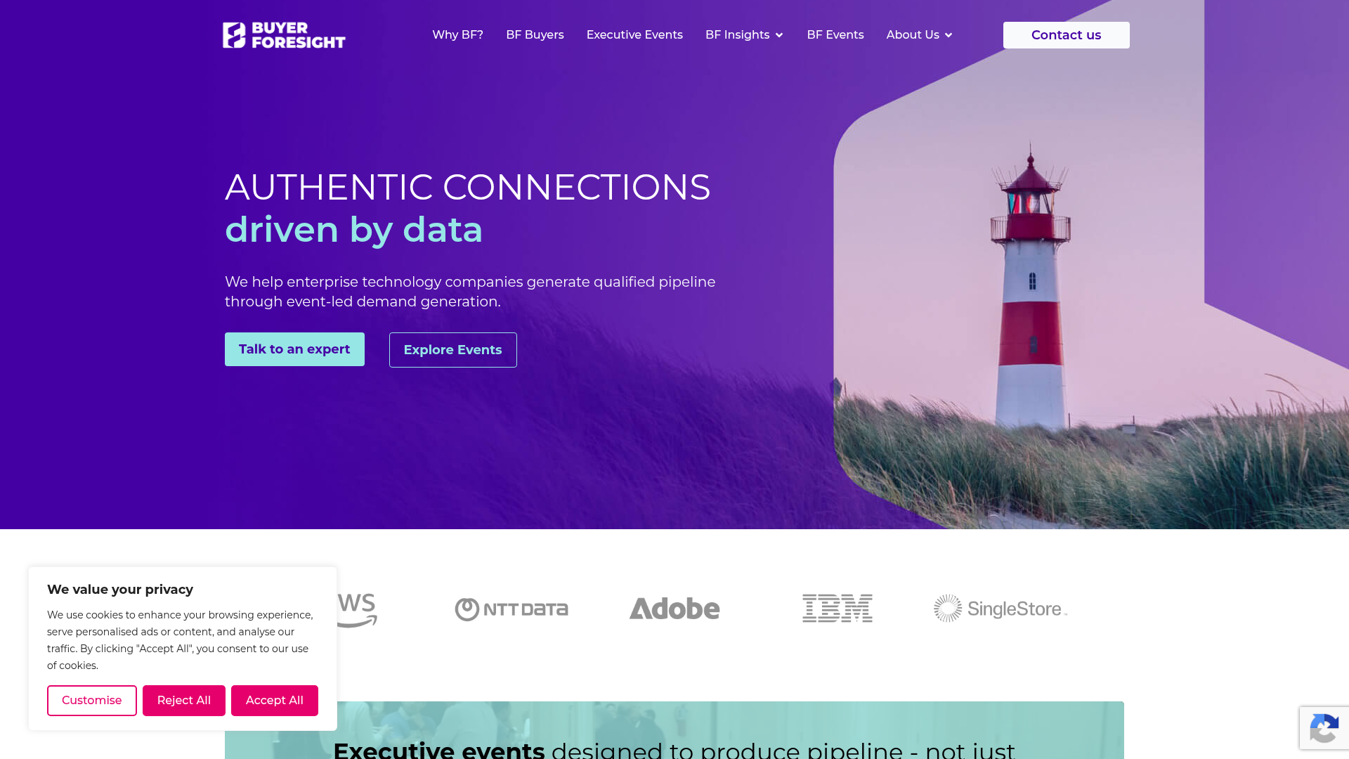 BuyerForesight homepage