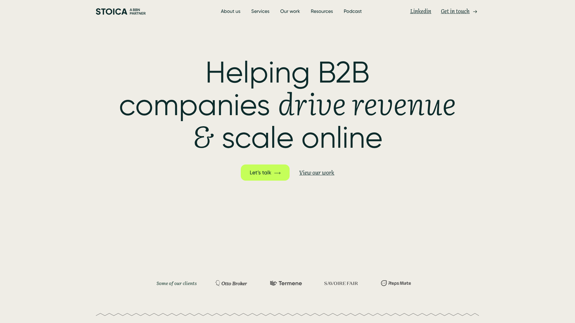 STOICA homepage