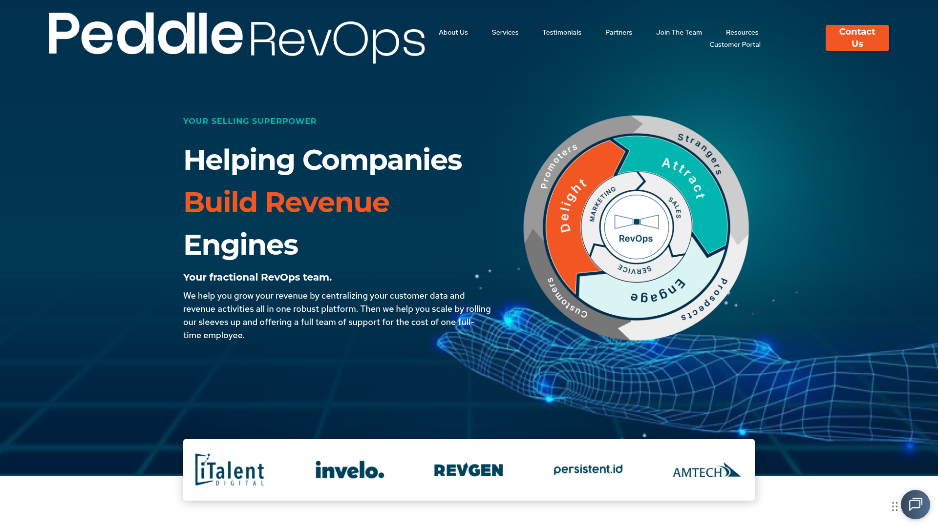 Peddle homepage