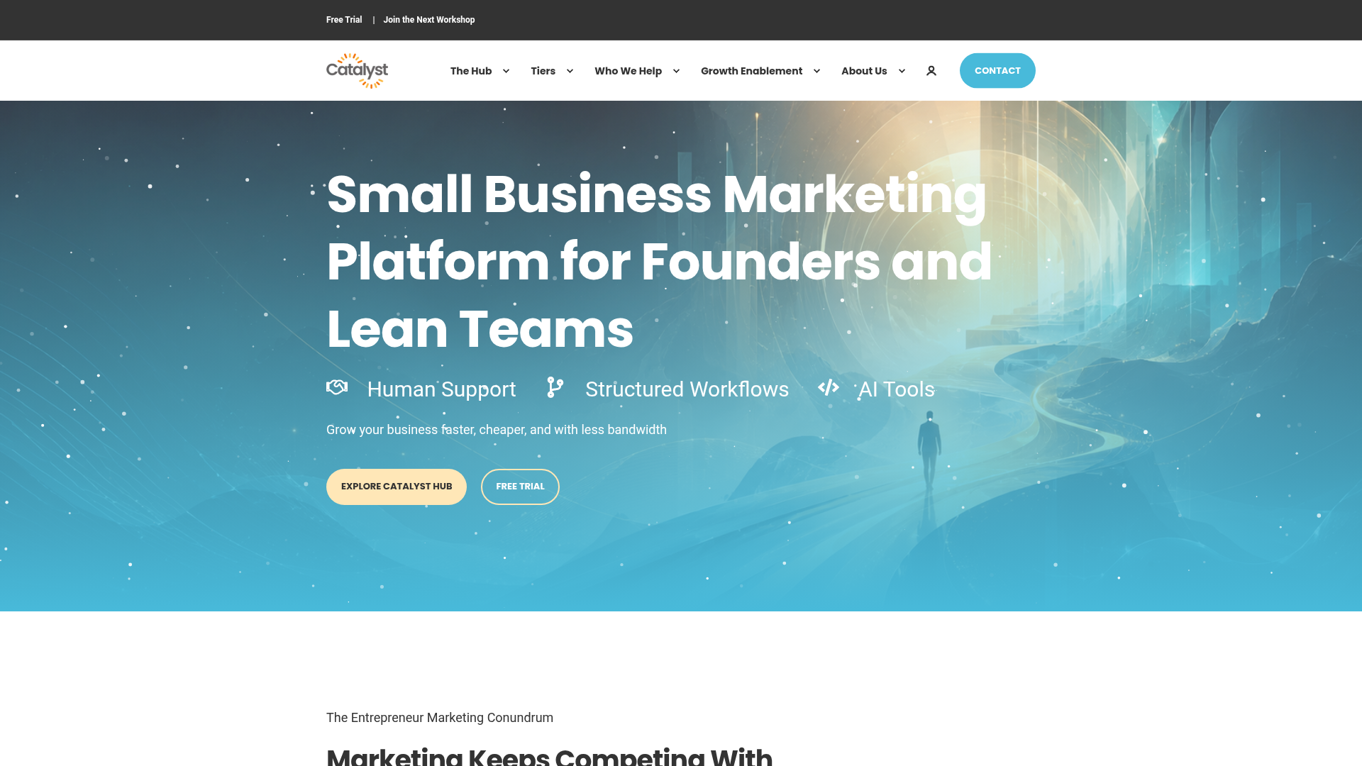 Catalyst homepage