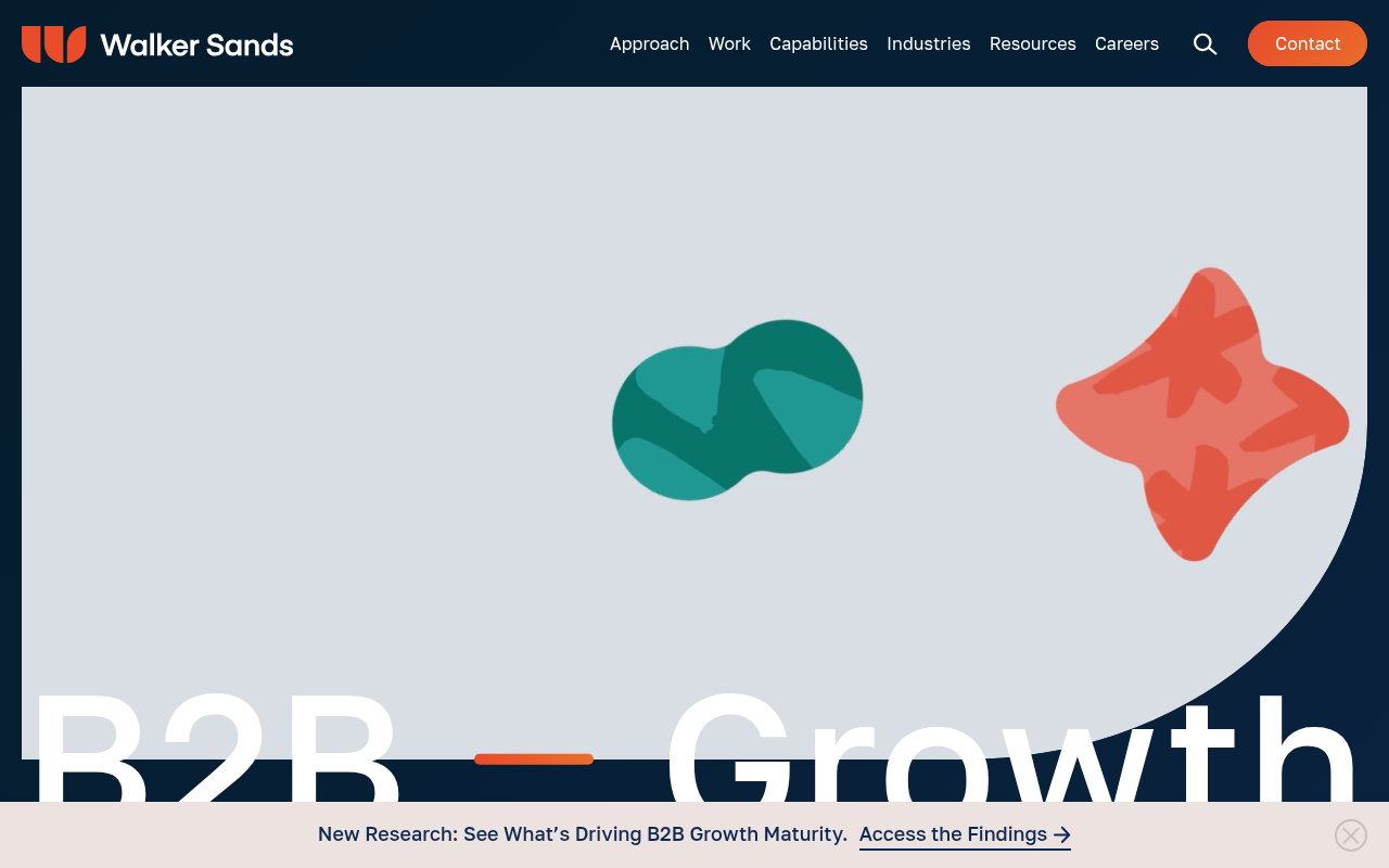 Walker Sands homepage