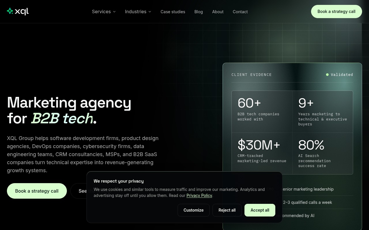 XQL Group homepage