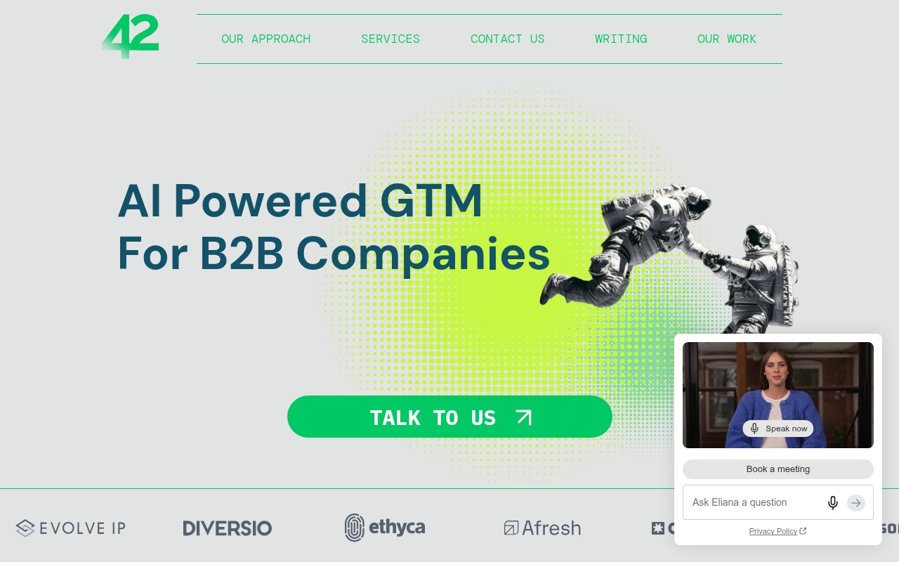 42 Agency homepage