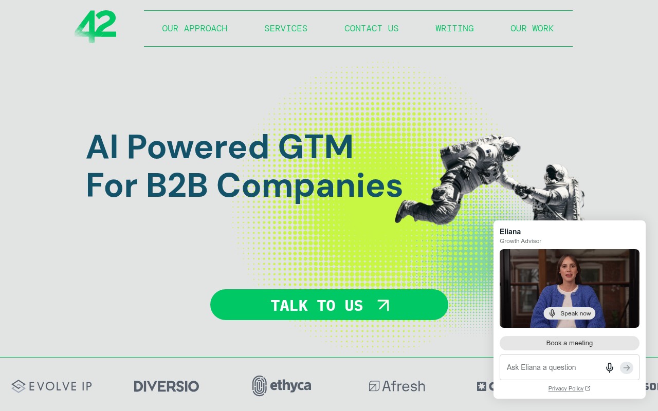 42 Agency homepage