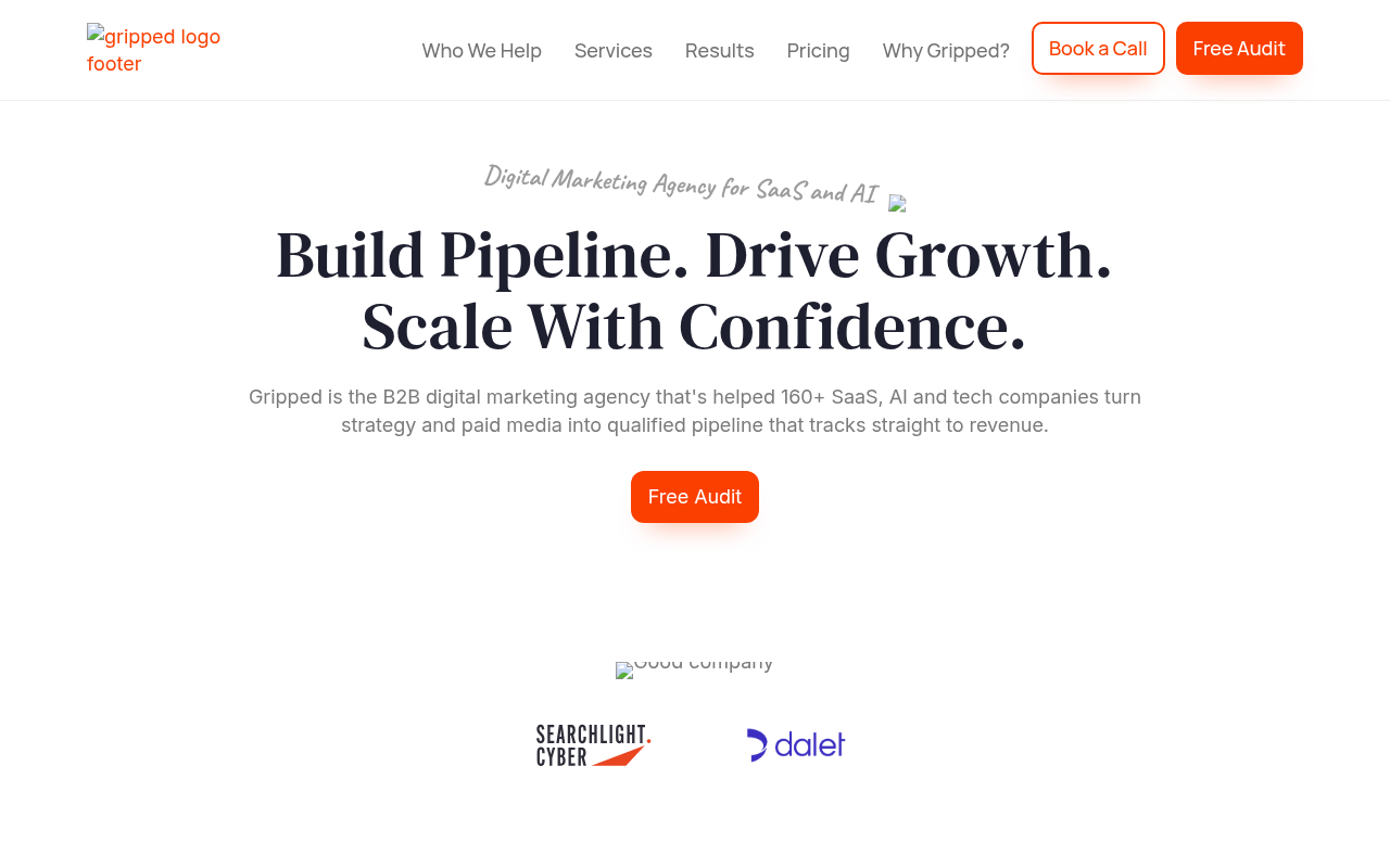 Gripped homepage