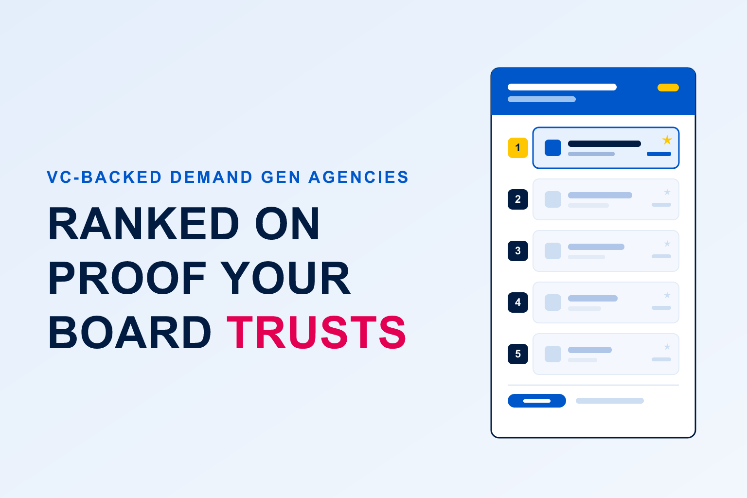The best demand generation agencies for VC-backed companies in 2026