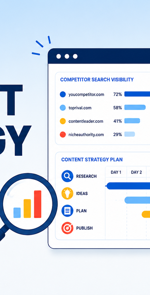Can You Build a Content Marketing Strategy in One Week? Yes — If You Stop Guessing and Start Collecting Competitor Data